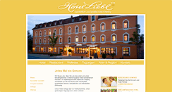 Desktop Screenshot of hotel-liebl.de