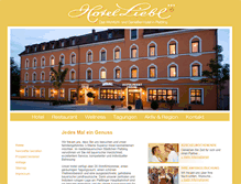 Tablet Screenshot of hotel-liebl.de